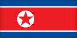 Bandera de Corea del Norte